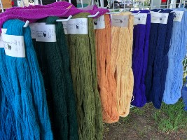 Biltmore Wool Barn Yarn at Falmouth Farmers Market on June 10 2021