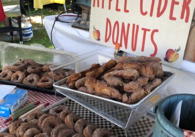 Michael's Apple Cider Donuts at Falmouth Farmers Market on June 17 2021