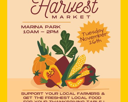 Harvest Market! Tuesday, Nov 26